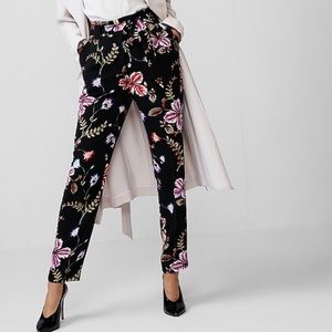 EXPRESS | High Waisted Floral Ankle Pant Size 6R